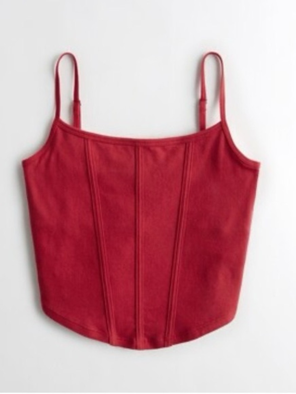 Hollister Cherry Red Corset Cami